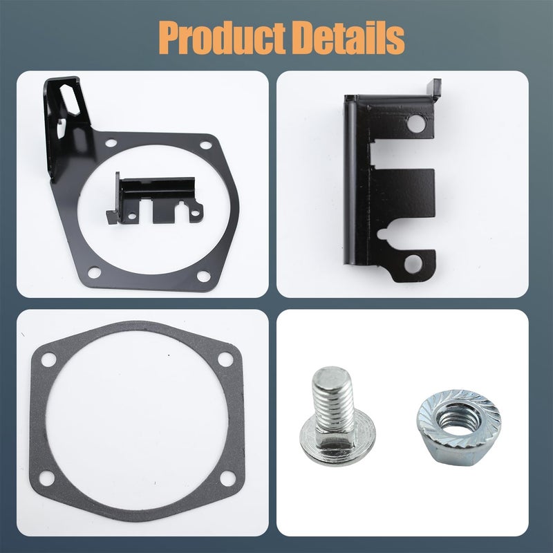 Narcilors Throttle Cable Bracket 4-Bolt for 92MM-102MM Intakes Replacement for LS LS2 LS3 LS6 LS7 Replaces 81012 81042 - Image 4